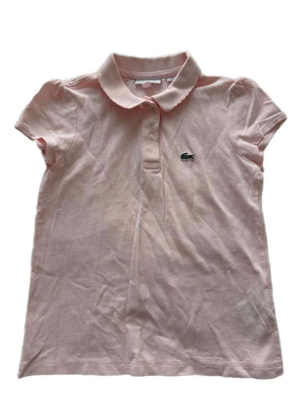 Girls' Scalloped Collar Piqué Polo - Polos - New In 2026